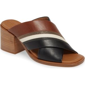 Brunello Cucinelli Block Heel Sandal Size 37